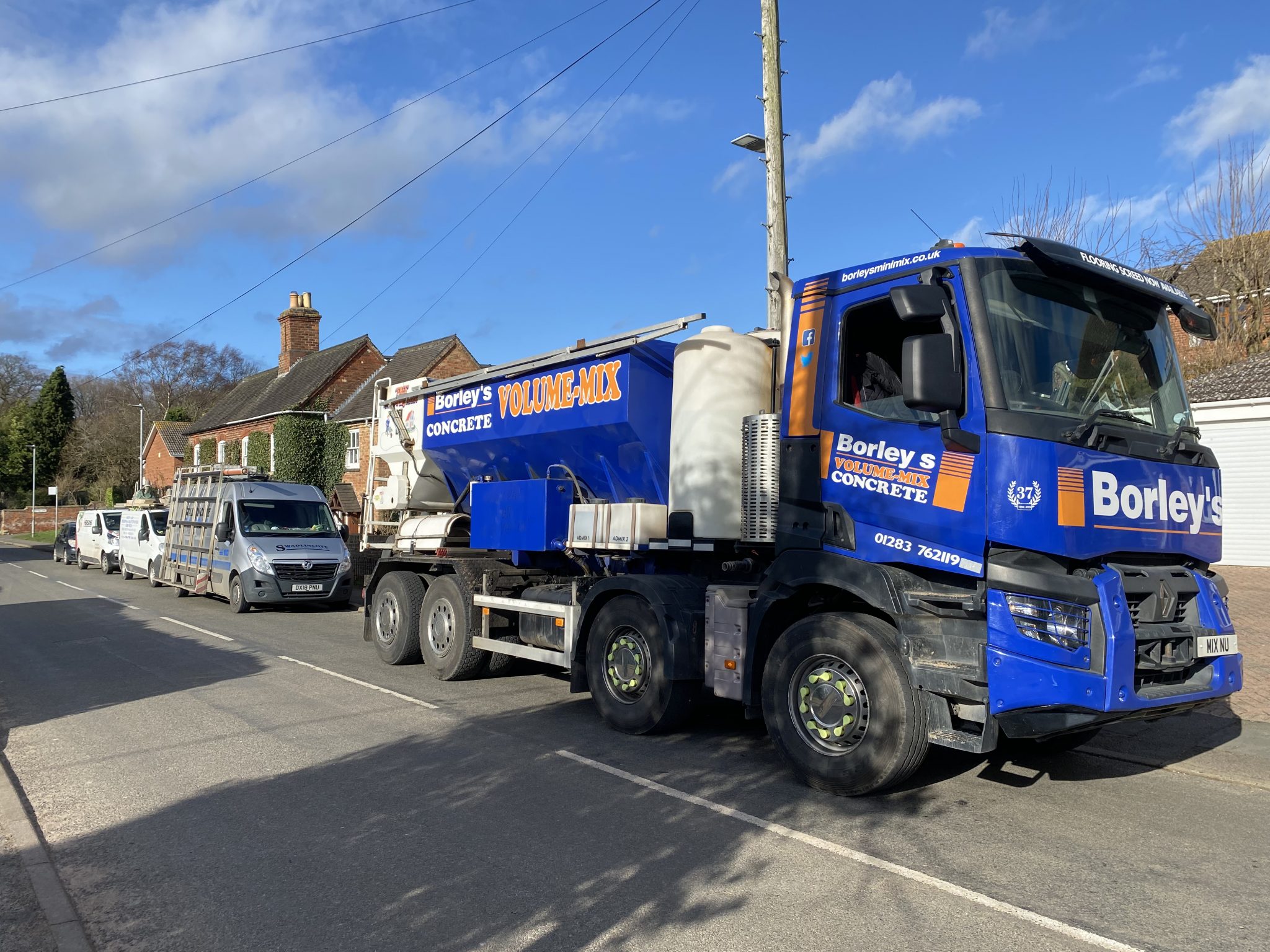 Volumetric Concrete Deliveries from Borley's
